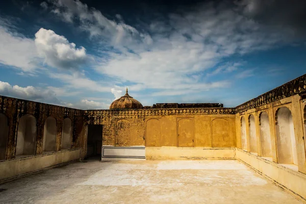 Bernsteinpalast Erbe Touristenziel in Jaipur — Stockfoto