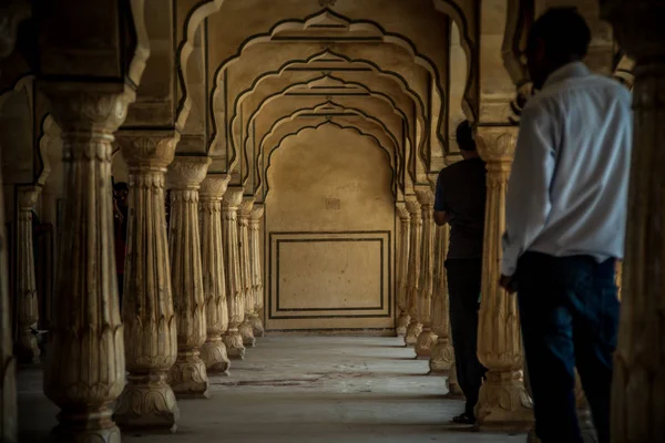 Bernsteinpalast Erbe Touristenziel in Jaipur — Stockfoto