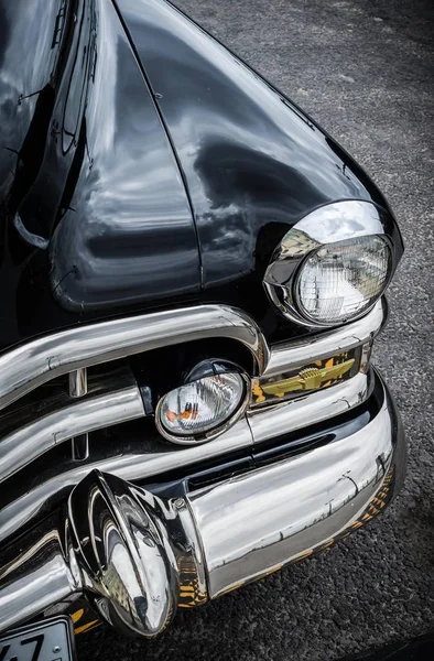 Zwarte Retro Auto Klassieke Cadillac — Stockfoto