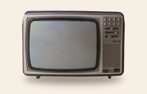 Retro Televízió Pasztell Színű Háttér Hely — Stock Fotó