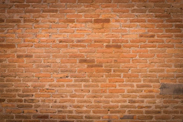 Old Red Brick Wall Background Texture Space — Stock Photo, Image
