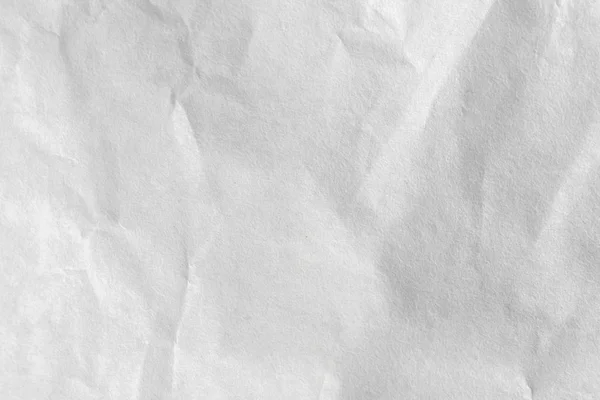 Close Crumpled White Paper Texture Background — Stock Photo, Image