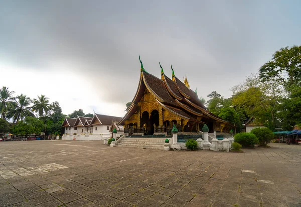 Wat Xieng Thong Templo Golden City Luang Prabang Laos Xieng — Foto de Stock