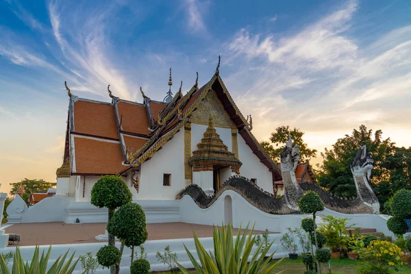Ват Пхумин Является Известным Искушением Провинции Нан Таиланд — стоковое фото