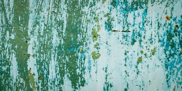 Panorama grunge surface green metal texture and background with — Stock Photo, Image