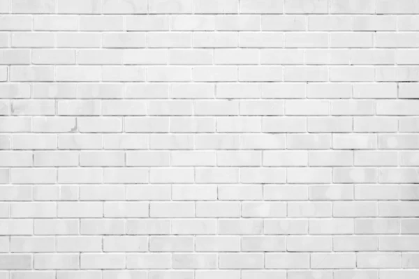 白色砖墙纹理和背景与复制空间 — 图库照片