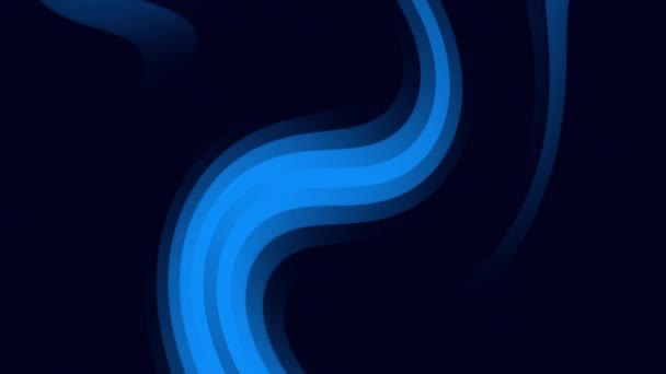 Sfondo Con Linee Blu Animate Loop — Video Stock