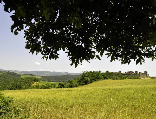 Monteriggioni Via Francigena'dan görüldü