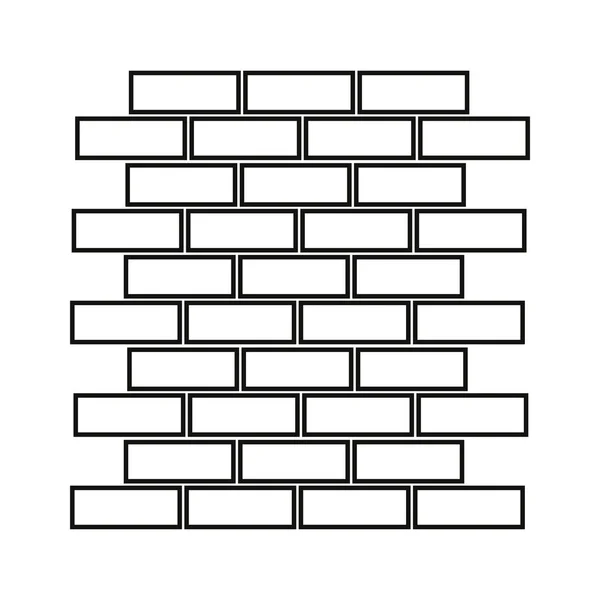 Brick wall vector illustration. — Stock Vector