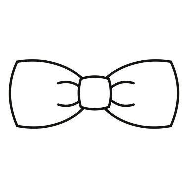 Siyah beyaz saç topuz vektör illüstrasyon.