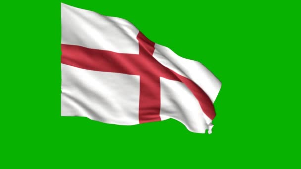 England Flag Animation Can Help You Your Projects High Resolution — Stock Video