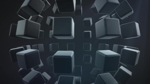 Black Boxes Backround Puede Ayudarte Con Tus Proyectos Alta Resolución — Vídeo de stock