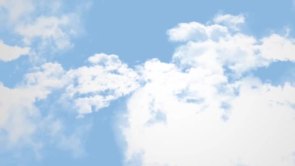 Clouds Animation Can Help You Its Realistic Impressive Appearance — Stock Video