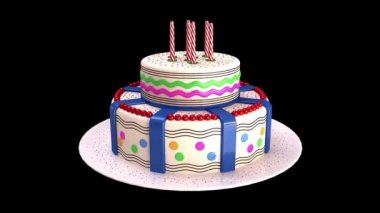 Doğum günü pastası gerçekçi ve etkileyici görünüşüne yardımcı olabilir..