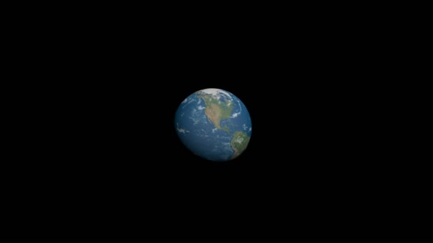 Earth Renders Abstract Background — Stock Video