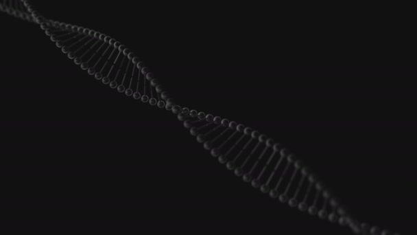 Cinematic Dna Render Abstracte Achtergrond — Stockvideo