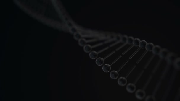 Rendering Del Dna Cinematografico Sfondo Astratto — Video Stock