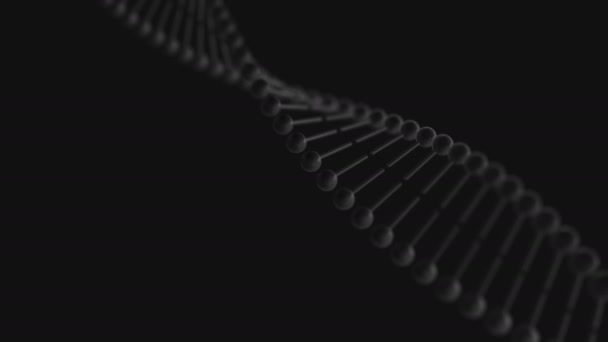 Rendering Del Dna Cinematografico Sfondo Astratto — Video Stock