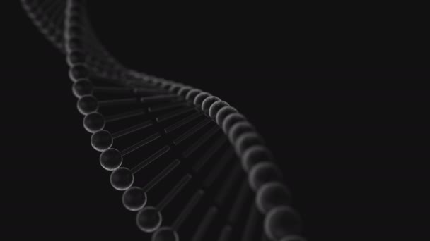 Cinematic Dna Render Abstract Background — Stock Video