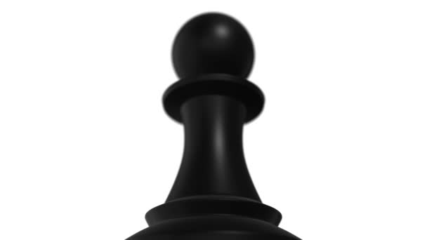 Clean Chess Pawn Abstract Background — Stock Video