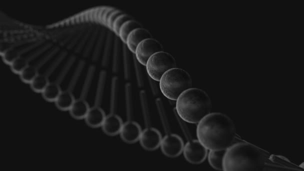 Абстрактное движение ДНК Фон 6 — стоковое видео