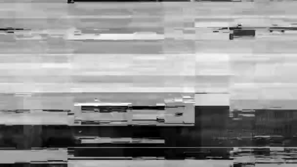 Glitch Överlägg Abstrakt Bakgrund — Stockvideo