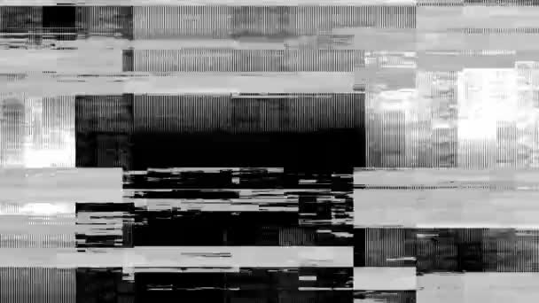 Glitch Overlays Abstract Background — ストック動画