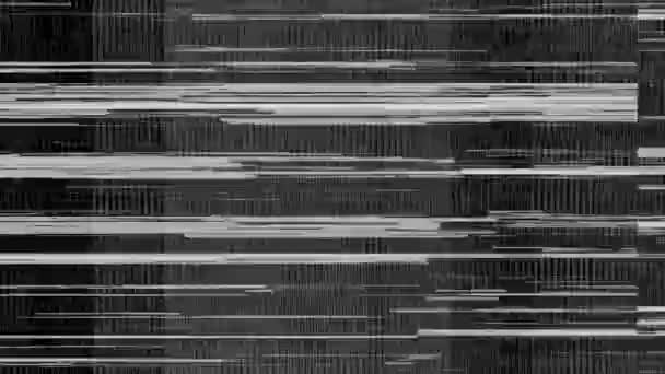 Glitch Overlays Abstracte Achtergrond — Stockvideo