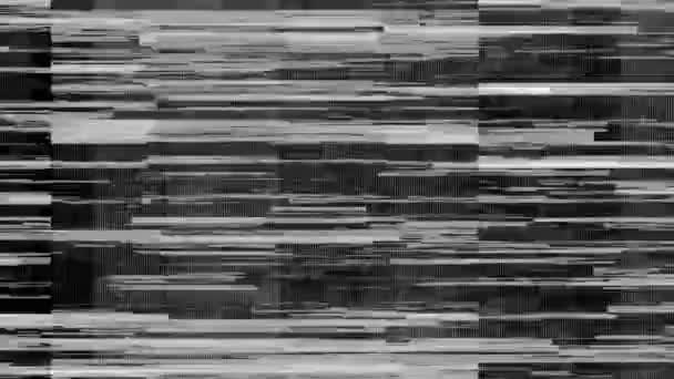 Glitch Overlays Abstract Background — Stock Video