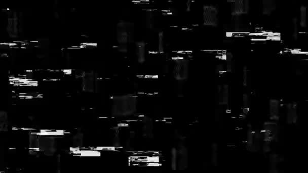 Glitch Überlagert Abstrakten Hintergrund — Stockvideo