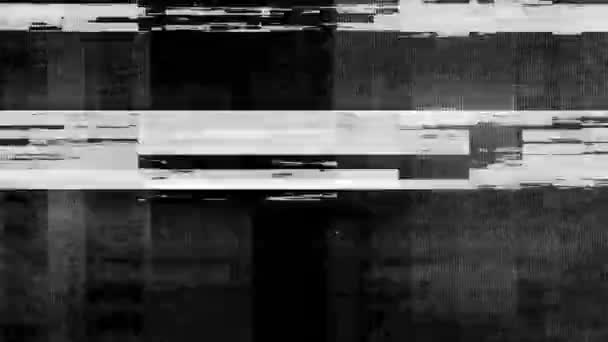 Glitch Överlägg Abstrakt Bakgrund — Stockvideo