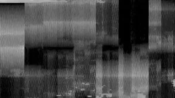 Glitch Overlays Fundal Abstract — Videoclip de stoc