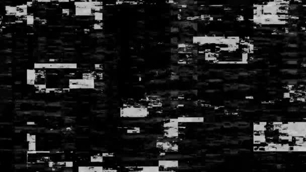 Glitch Overlays Fundo Abstrato — Vídeo de Stock