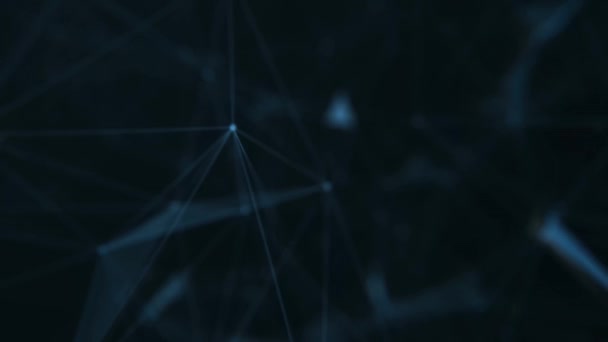 Abstraktní pozadí sítě Plexus 10 — Stock video