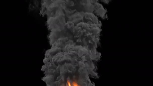 Emelkedő Füst Elvont Háttér — Stock videók