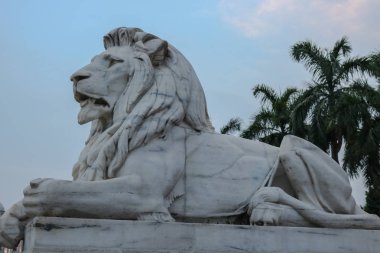 Kolkata, Batı Bengal, Hindistan - 11 Mayıs 2017: Victoria Memorial Gate, Kolkata, Hindistan