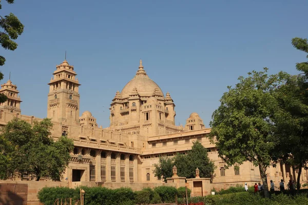 Jodhpur Rajasthan Indien Oktober 2018 Umaid Bhawan Palace Gelegen Jodhpur — Stockfoto