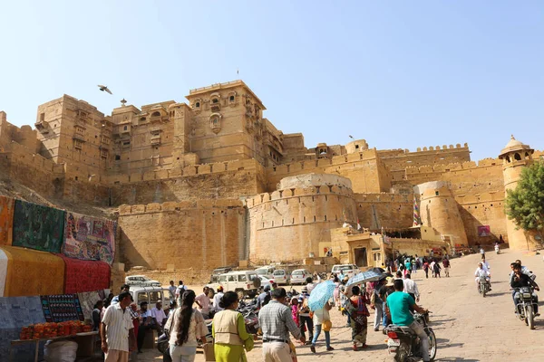 Jaisalmer Rajasthan India Octubre 2018 Jaisalmer Fort Segundo Fuerte Más — Foto de Stock