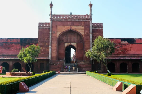 Portão Sul Sidhi Darwaza Complexo Taj Mahal Logo Após Portões — Fotografia de Stock