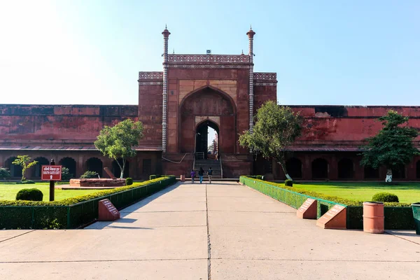 Portão Sul Sidhi Darwaza Complexo Taj Mahal Logo Após Portões — Fotografia de Stock