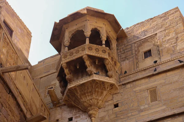 Patwon Haveli Jaisalmer Rajasthan Indie Pierwszy Tych Havelis Został Zamówiony Zdjęcia Stockowe bez tantiem