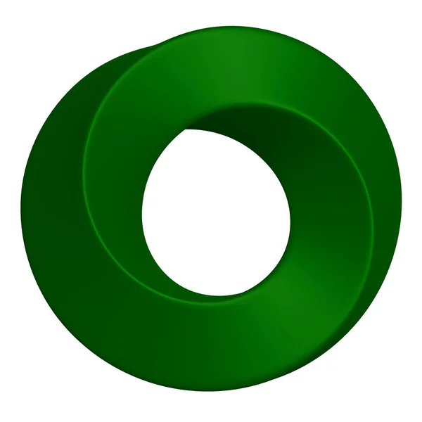 Renderização 3D de um anel Moebius — Fotografia de Stock