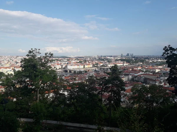 Prag 'ın panoramik görünümü
