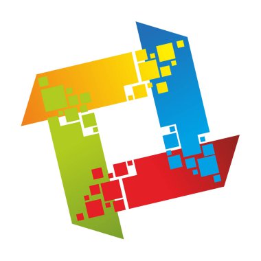 bir soyut form veya sembol resmi