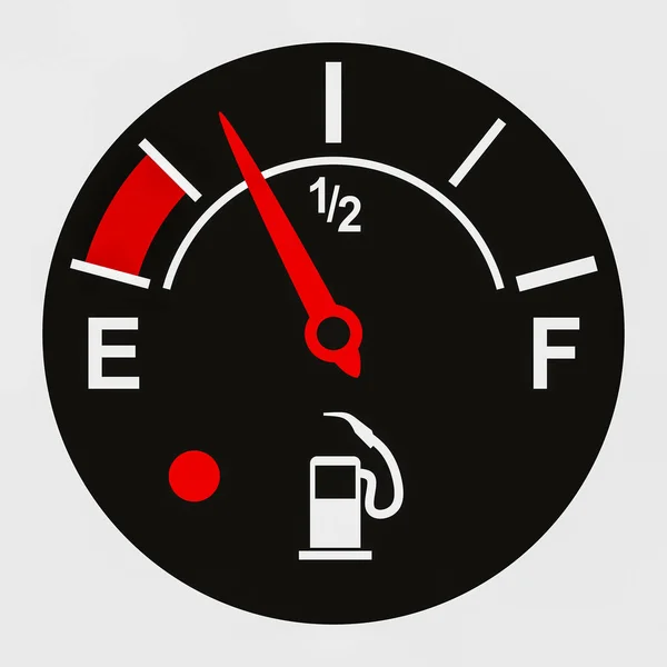 Abstract fuel gauge — Stock Photo, Image