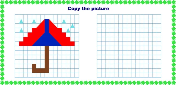 Copie la imagen usando líneas de cuadrícula —  Fotos de Stock