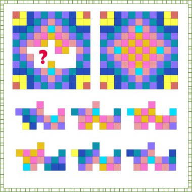 mantık ve dikkat görevi.