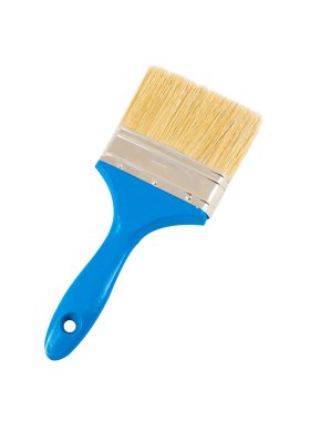 boya fırçası beyaz üzerine izole