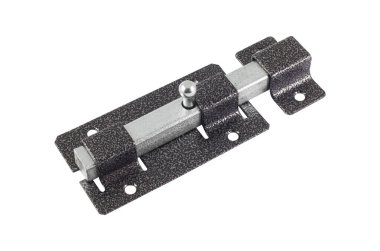 Kapı mandalı beyaz arkaplanda izole edildi