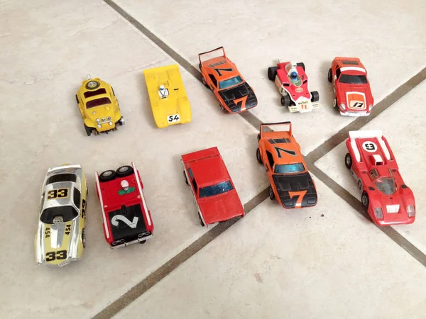 Rodas quentes Matchbox brinquedos de carro clássicos — Fotografia de Stock
